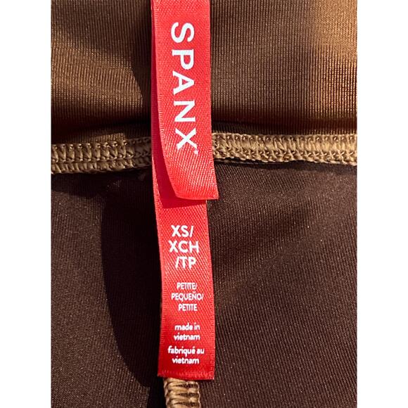 NWT Spanx Women’s Soft Stretch Faux Suede Pull On Leggings Size XS Brown Comfort - Picture 8 of 8